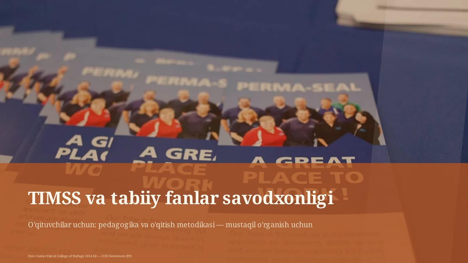 TIMSS va tabiiy fanlar savodxonligi