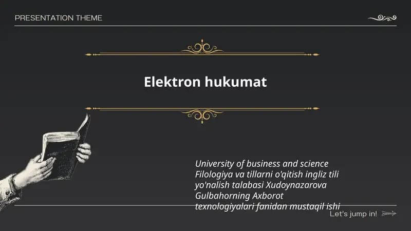 Elektron hukumat