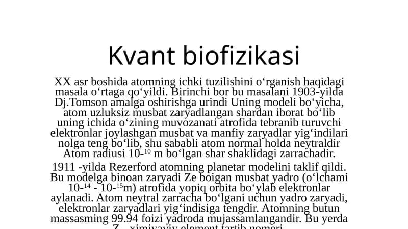 Kvantbiofizikasi