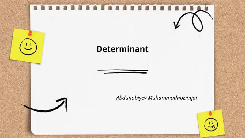 Determinant