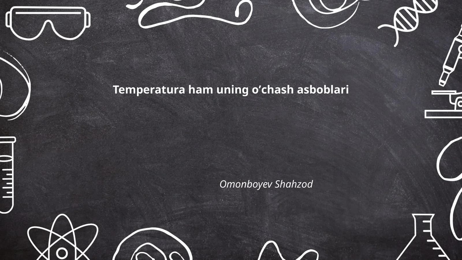 Temperatura ham uning oʼchash asboblari