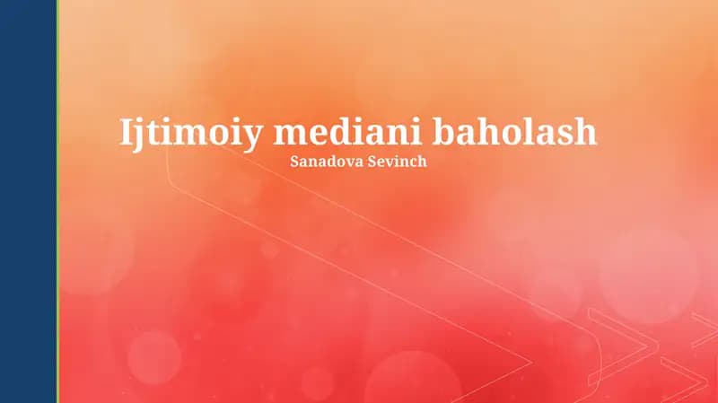 Ijtimoiy mediani baholash