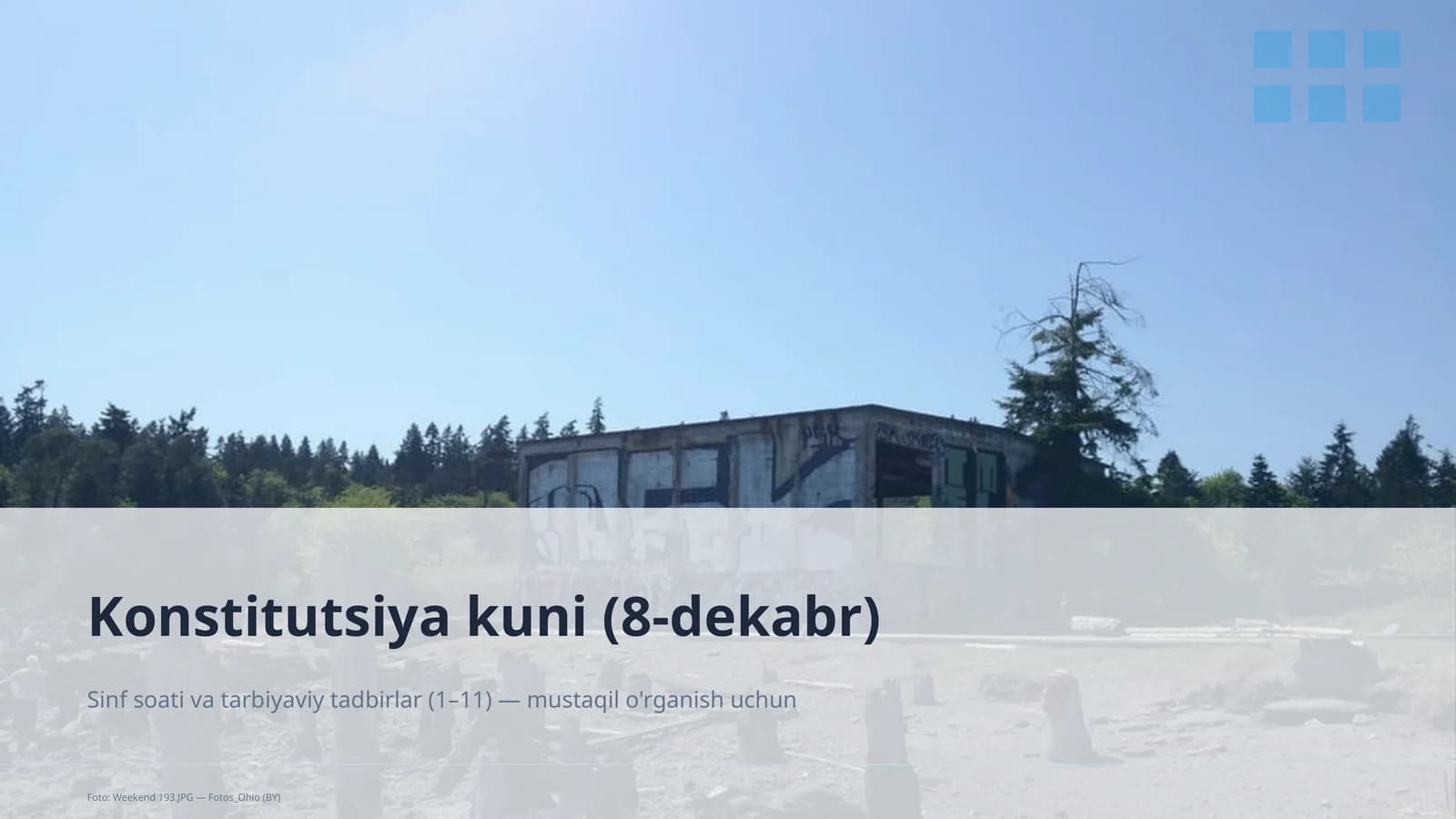 Sinf soati va tarbiyaviy tadbirlar