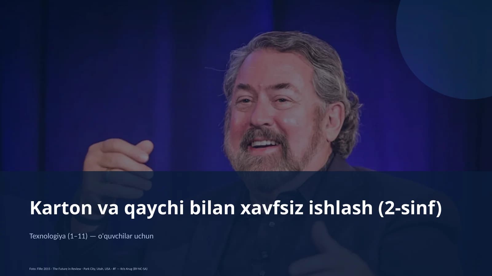 Karton va qaychi bilan xavfsiz ishlash (2-sinf)