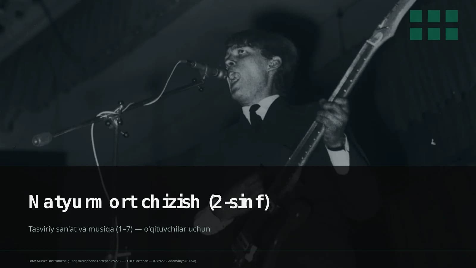 Natyurmort chizish (2-sinf)