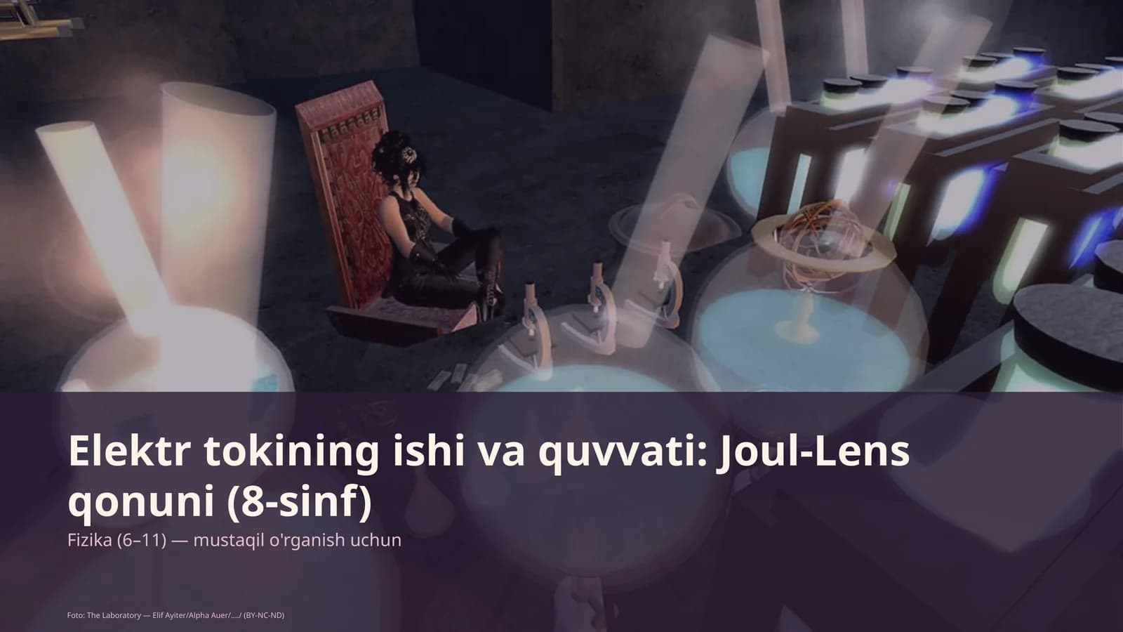 Elektr tokining ishi va quvvati: Joul-Lens qonuni (8-sinf)