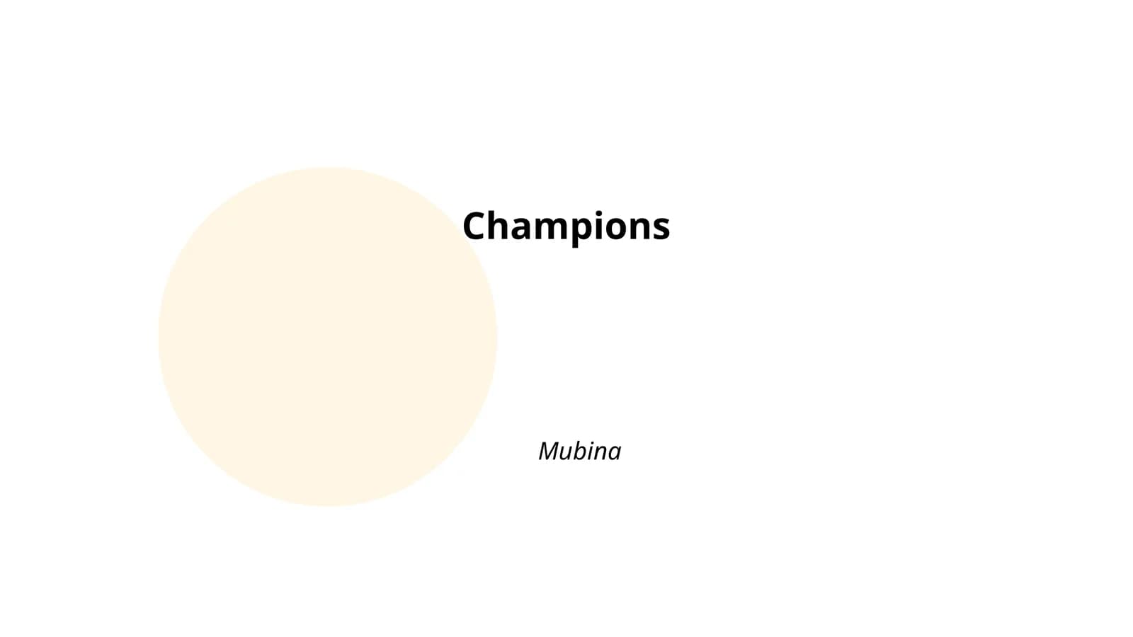 Champions League History