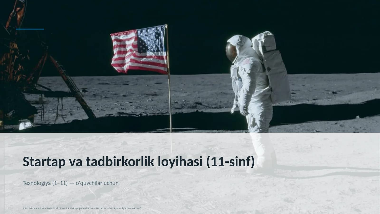 Startap va tadbirkorlik loyihasi (11-sinf)