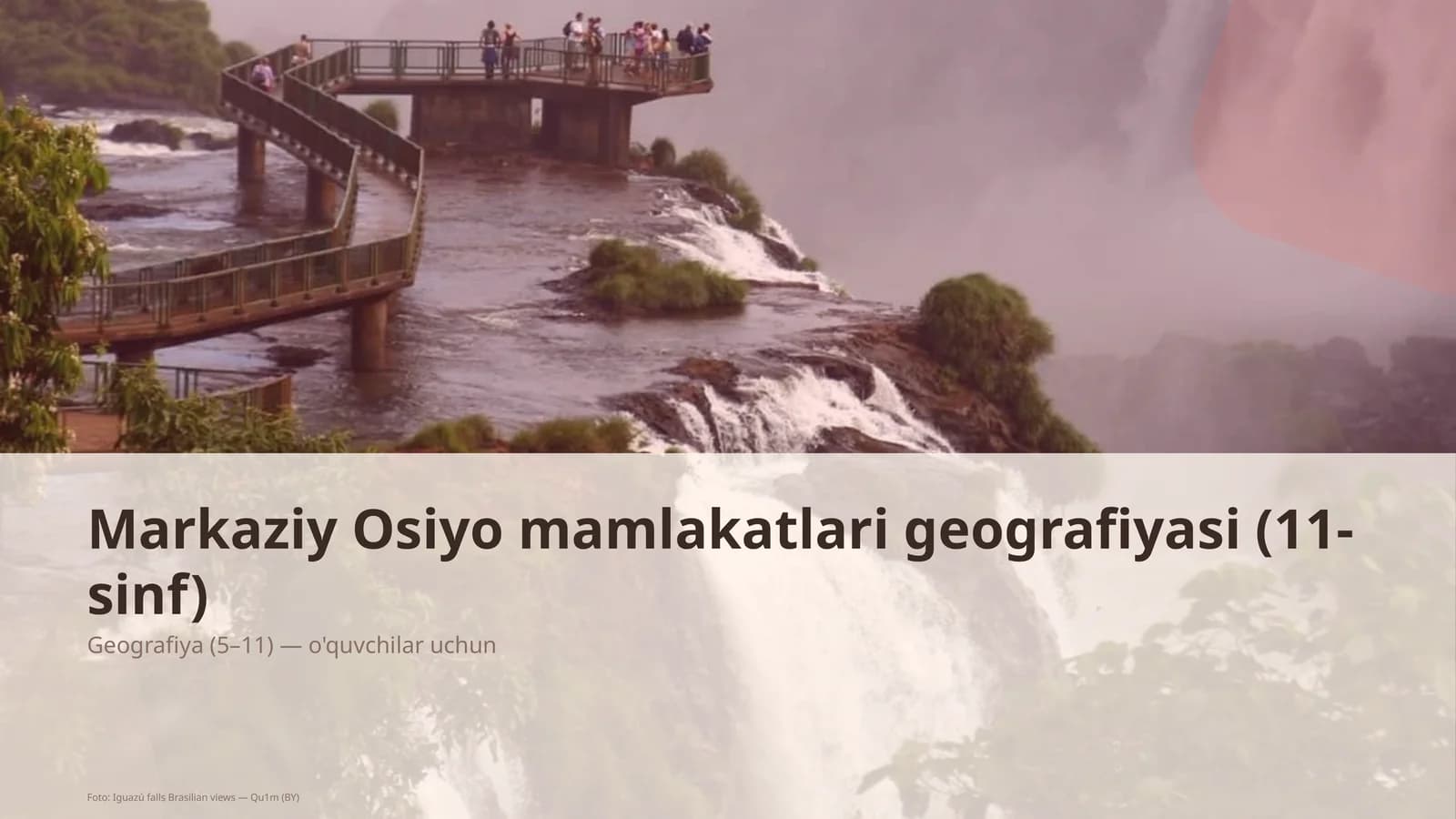 Markaziy Osiyo mamlakatlari geografiyasi (11-sinf)