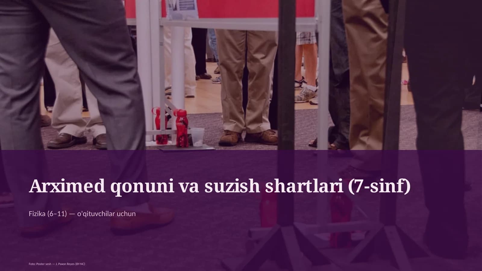 Arximed qonuni va suzish shartlari (7-sinf)