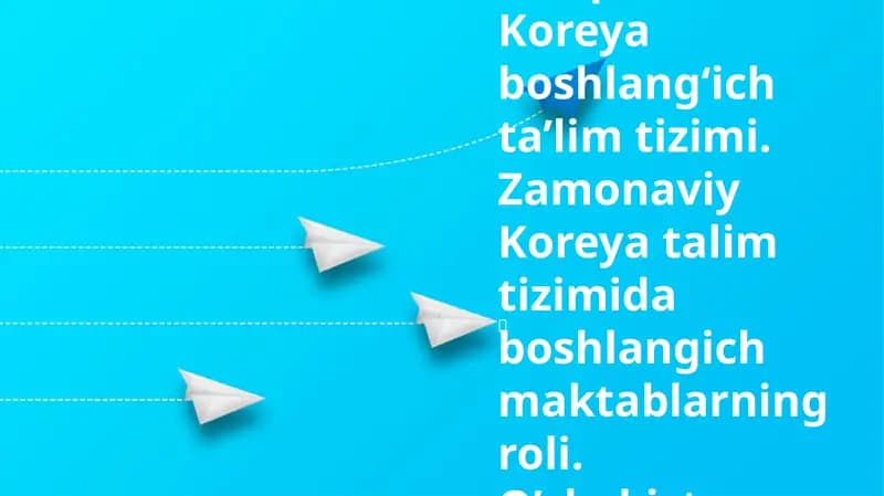 Koreya Respublikasi ta’lim tizimining rivojlanish bosqichlari