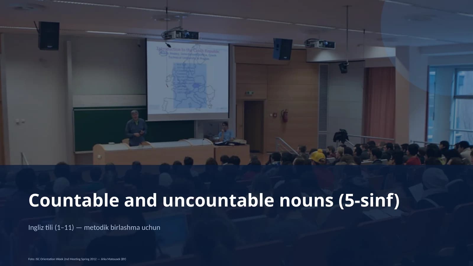 Countable and uncountable nouns (5-sinf)