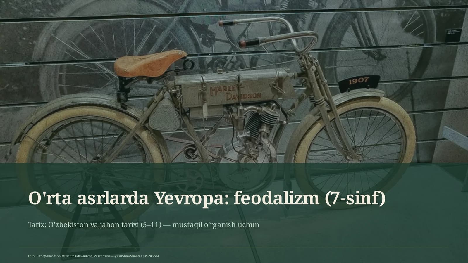 O'rta asrlarda Yevropa: feodalizm (7-sinf)