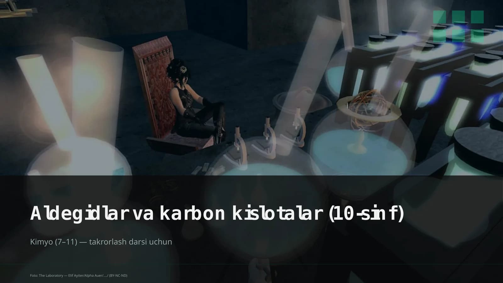 Aldegidlar va karbon kislotalar (10-sinf)