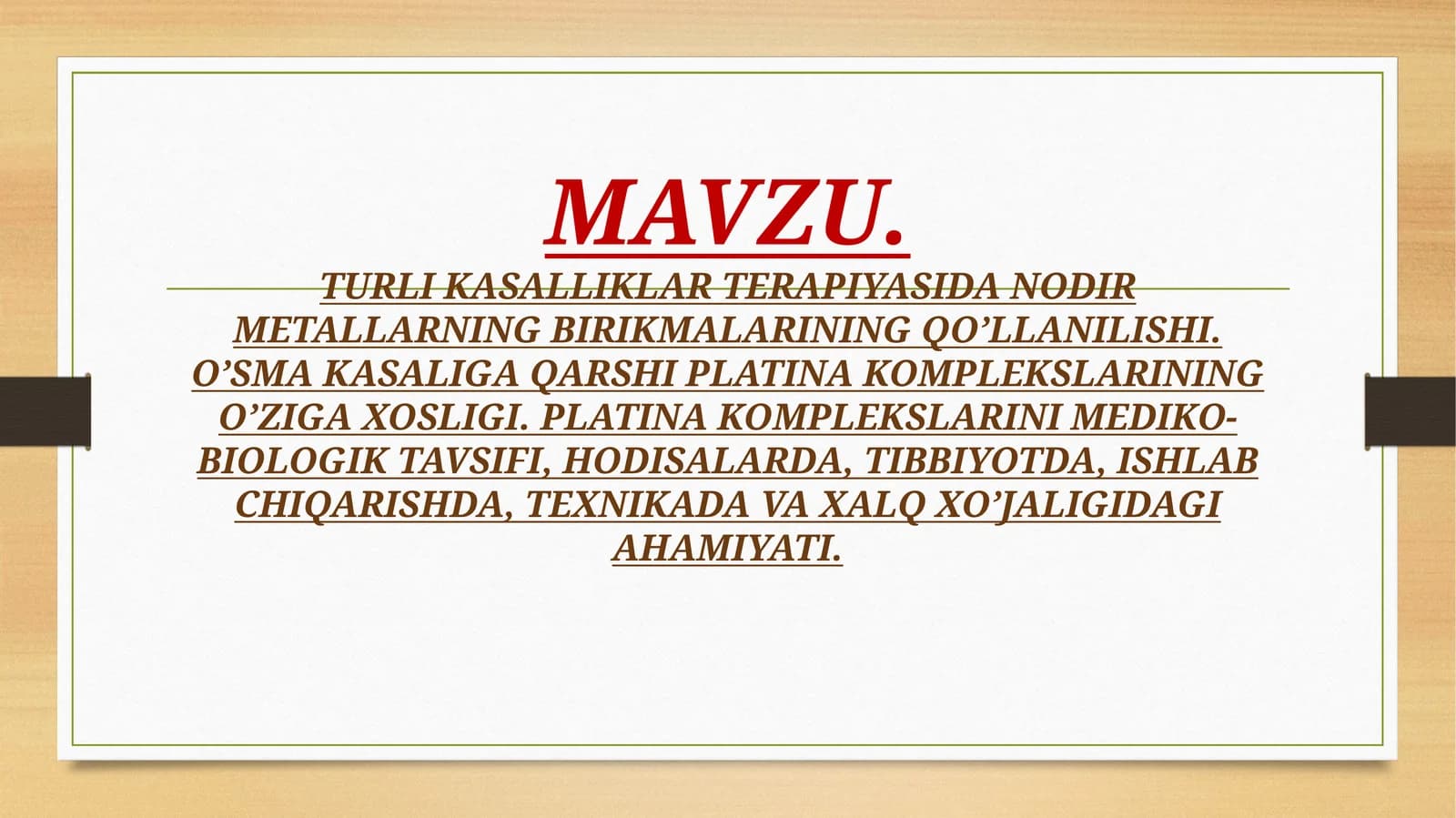 PLATINA KOMPLEKSLARI