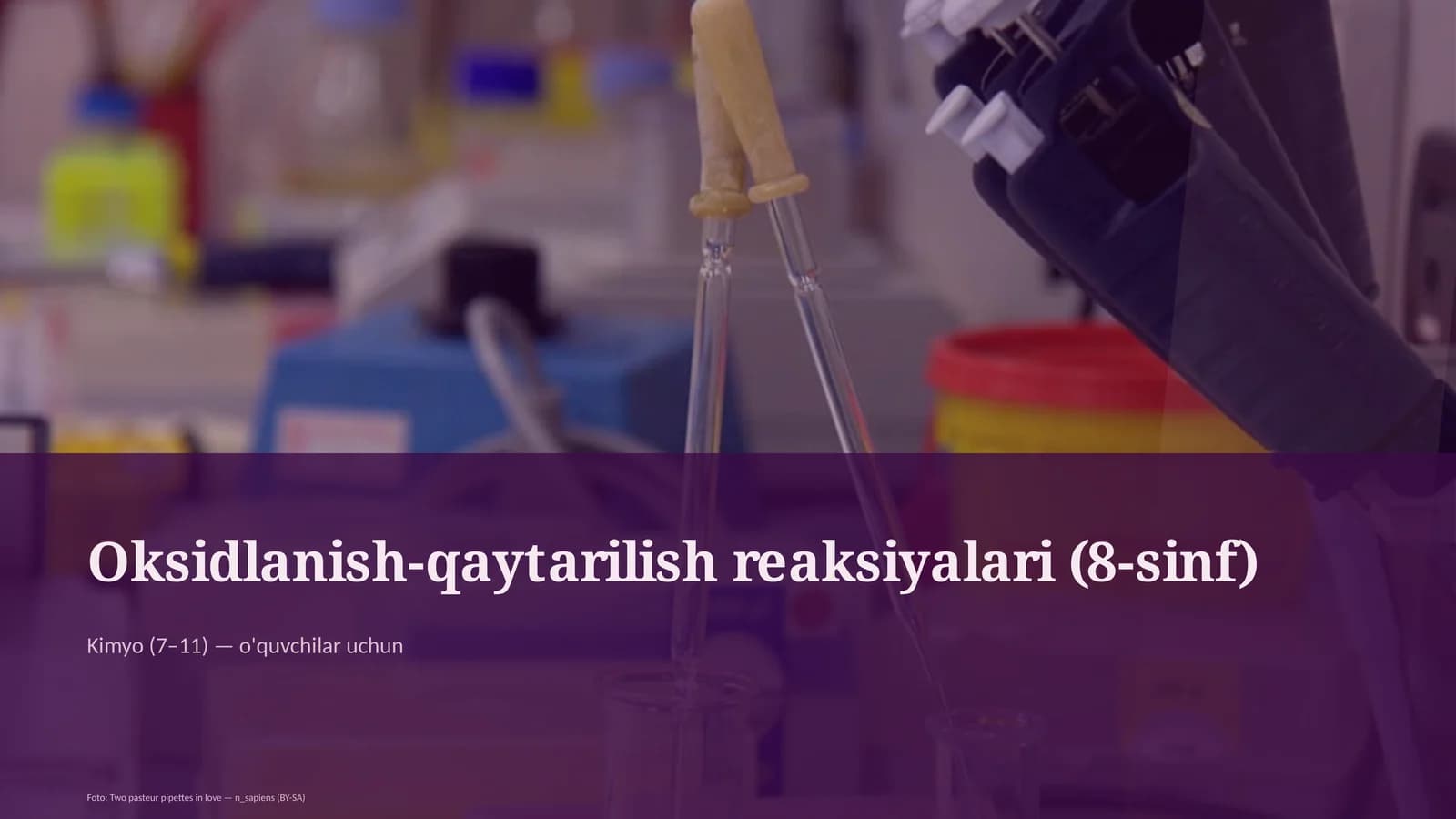 Oksidlanish-qaytarilish reaksiyalari (8-sinf)