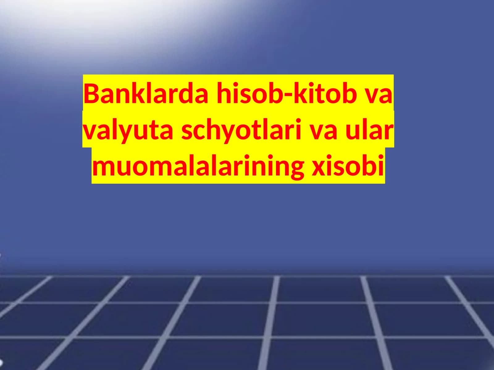 Banklararo  hisob-kitob  jarayonlani