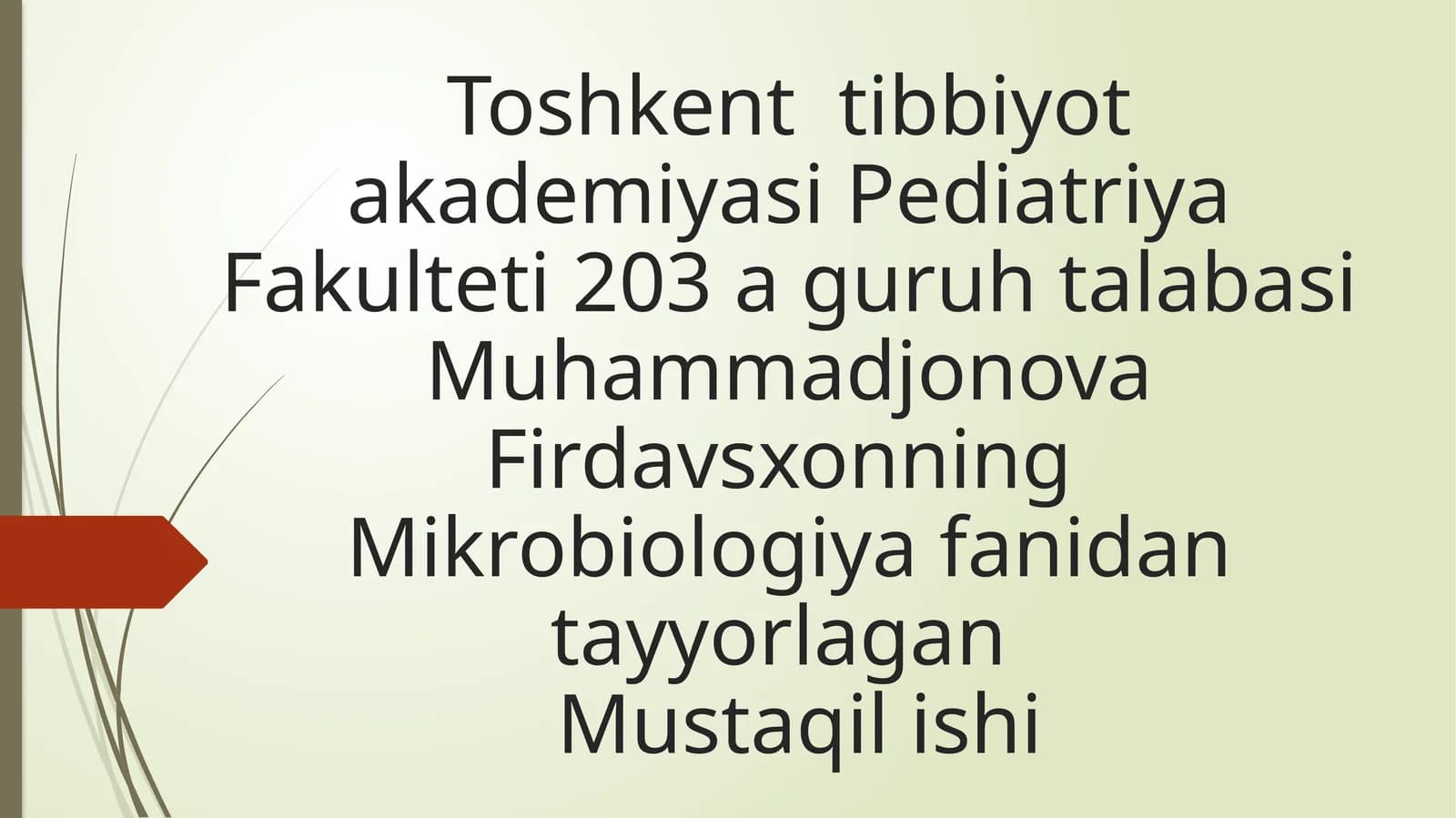 Immuntizimning shakllanishi va yoshga qarabo‘zgarishi