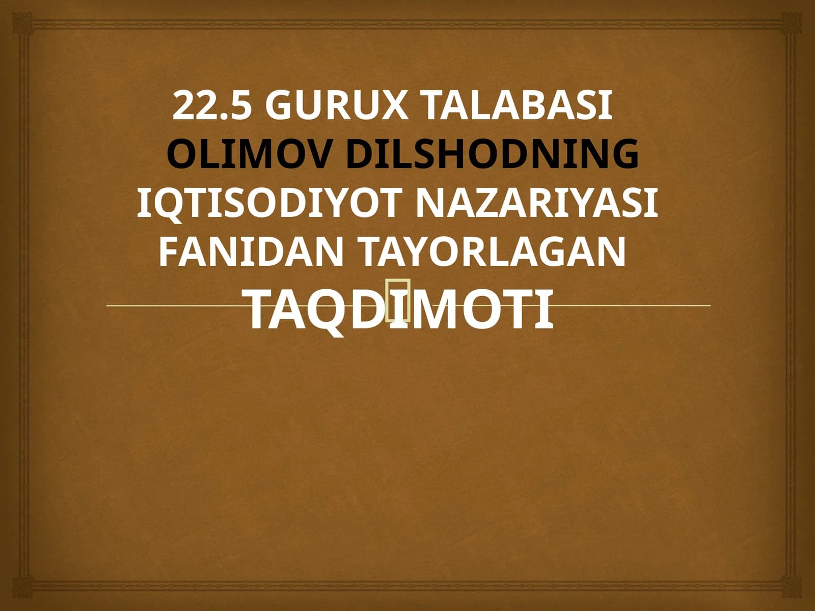 FIZIOKRATLAR