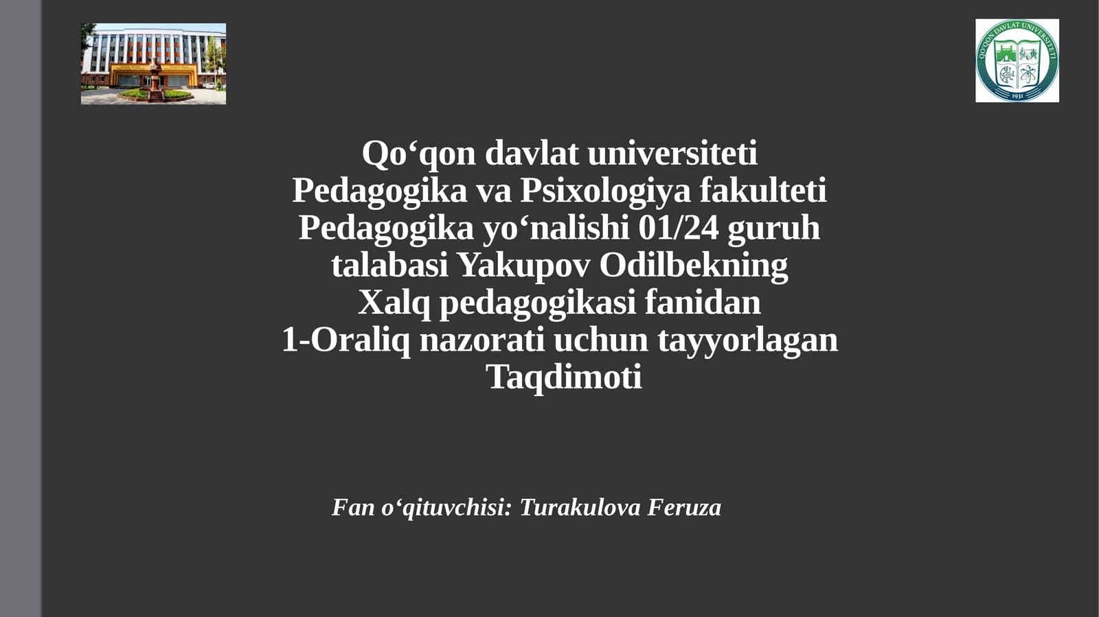 Maqollarda vartanparvarlikning ulug‘lanishi .