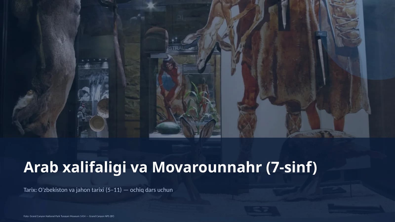 Arab xalifaligi va Movarounnahr (7-sinf)