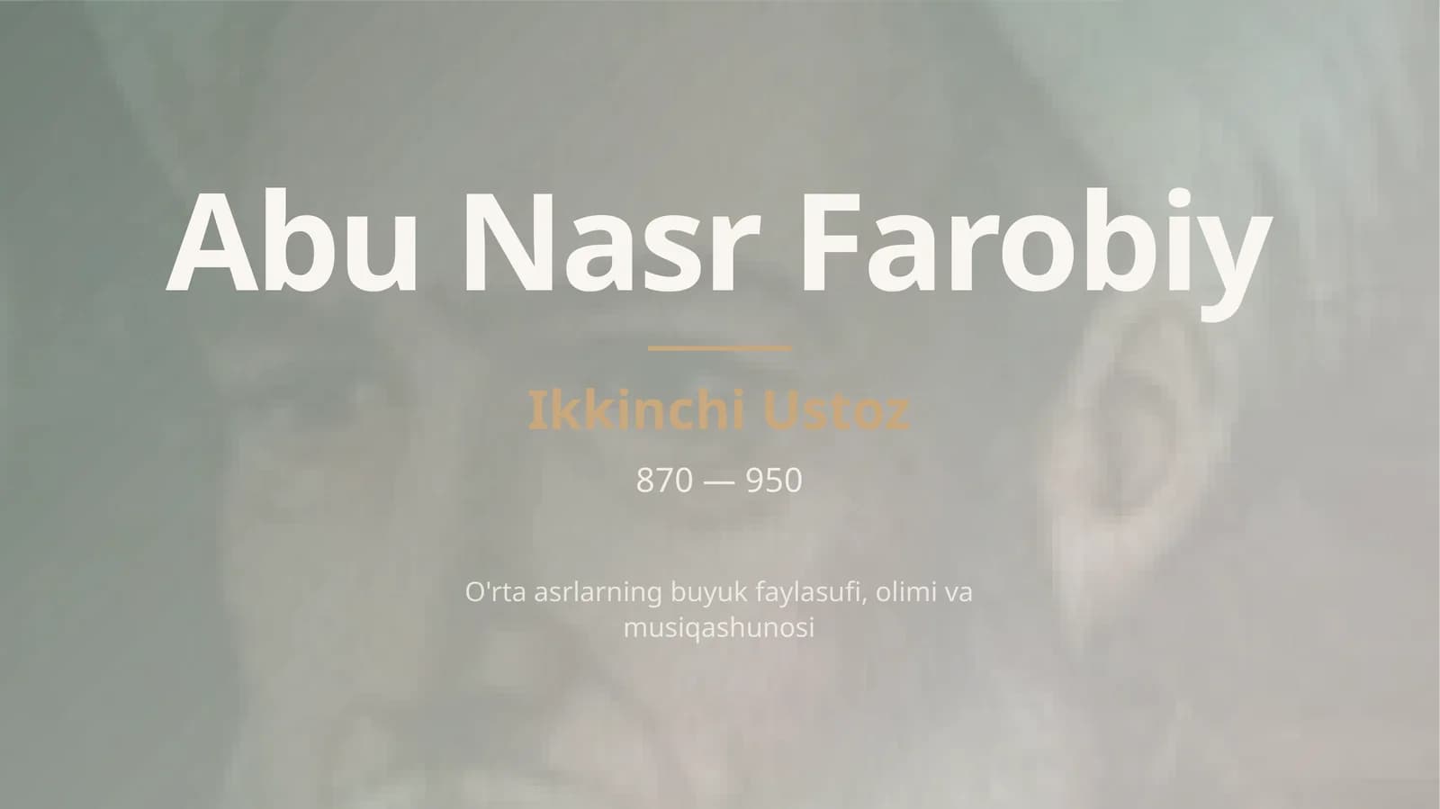 Abu Nasr Farobiy