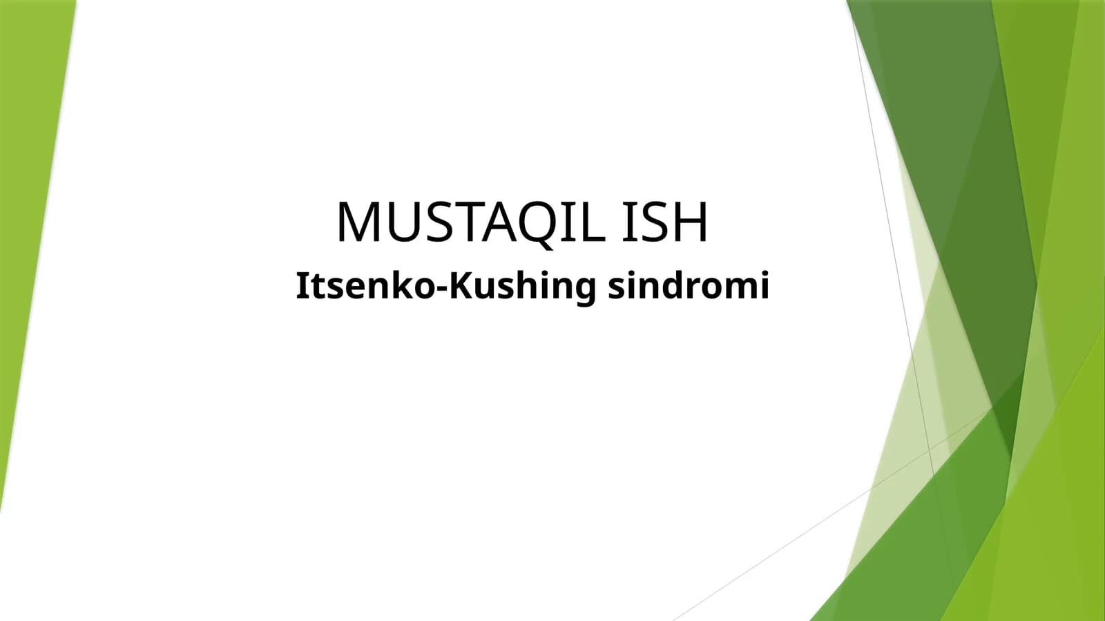 Itsenko-Kushing sindromi