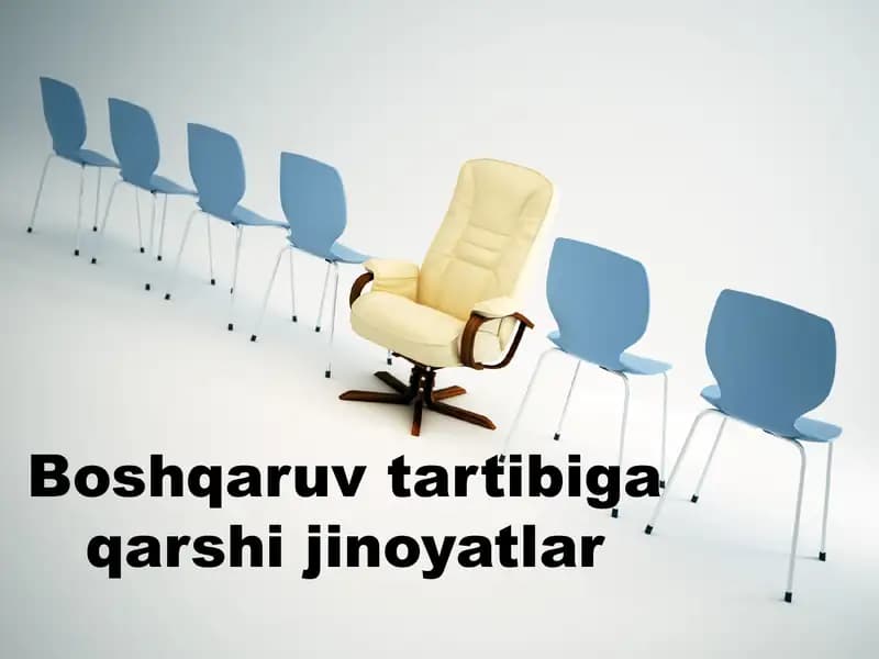 Davlat hokimiyati tuzilishi va boshqaruv organlari