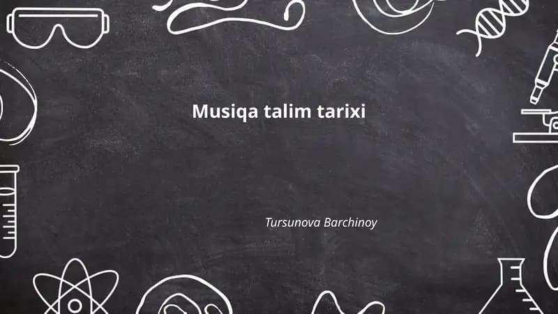 Musiqa talim tarixi