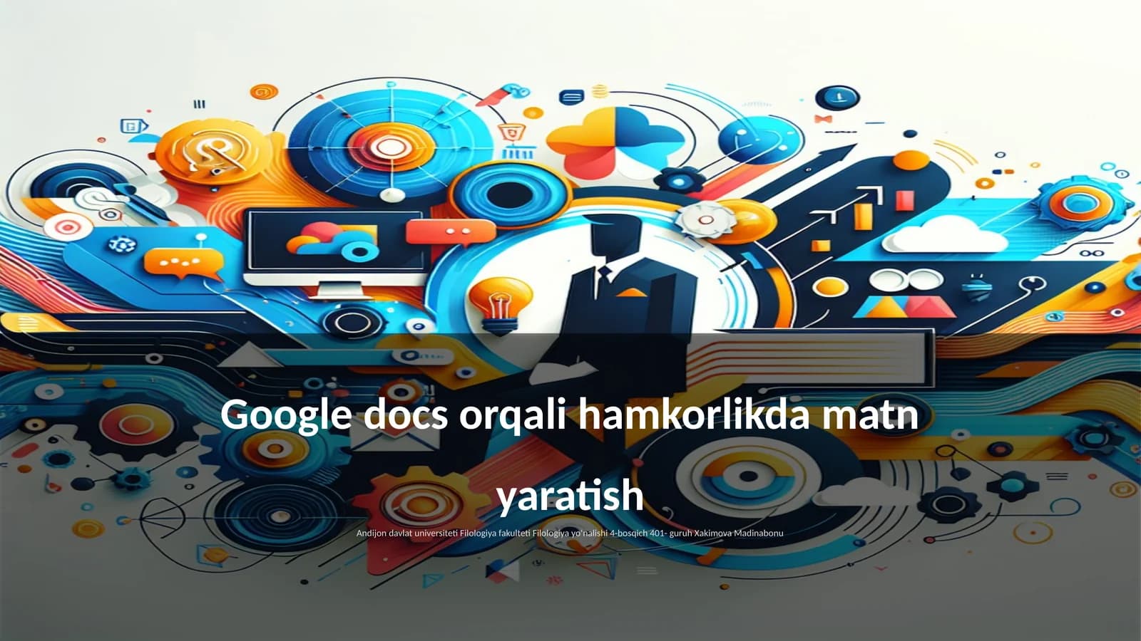 Google docs orqali hamkorlikda matn yaratish