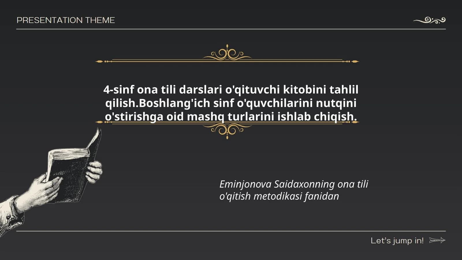 4-sinf ona tili darslari o'qituvchi kitobi
