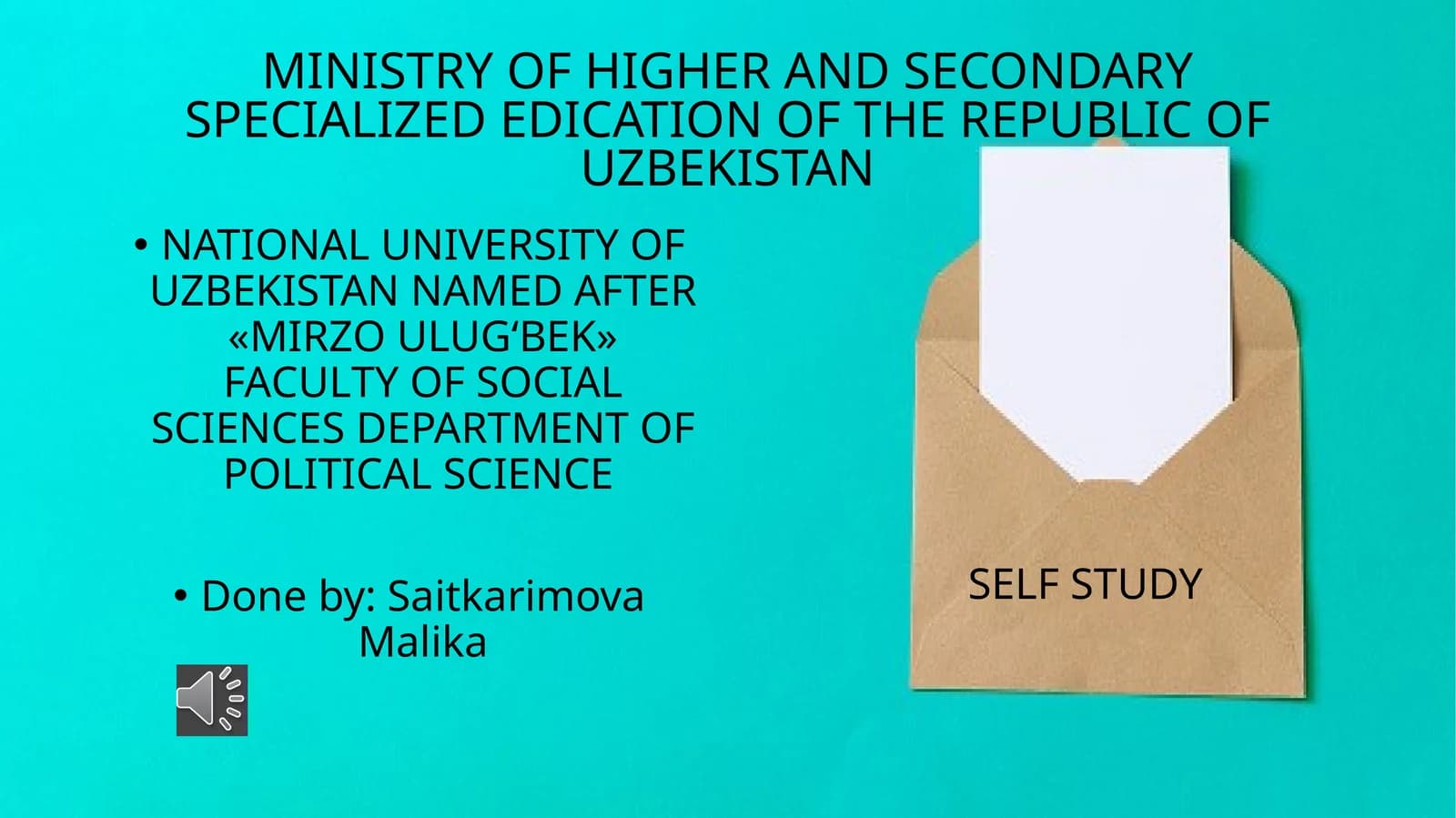 Non-official letters