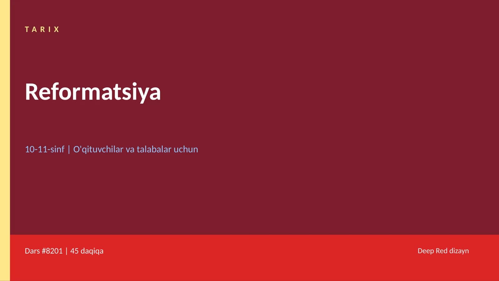 Reformatsiya