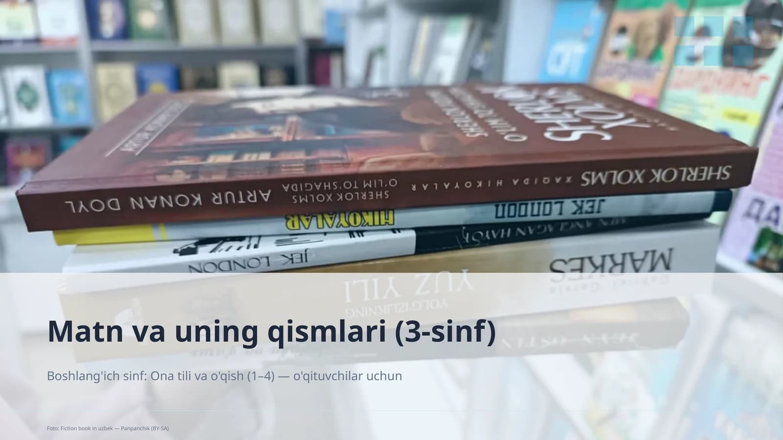 Matn va uning qismlari (3-sinf)