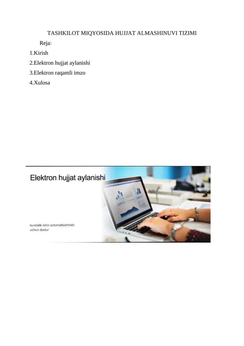 Hujjat Almashinuvi Tizimi