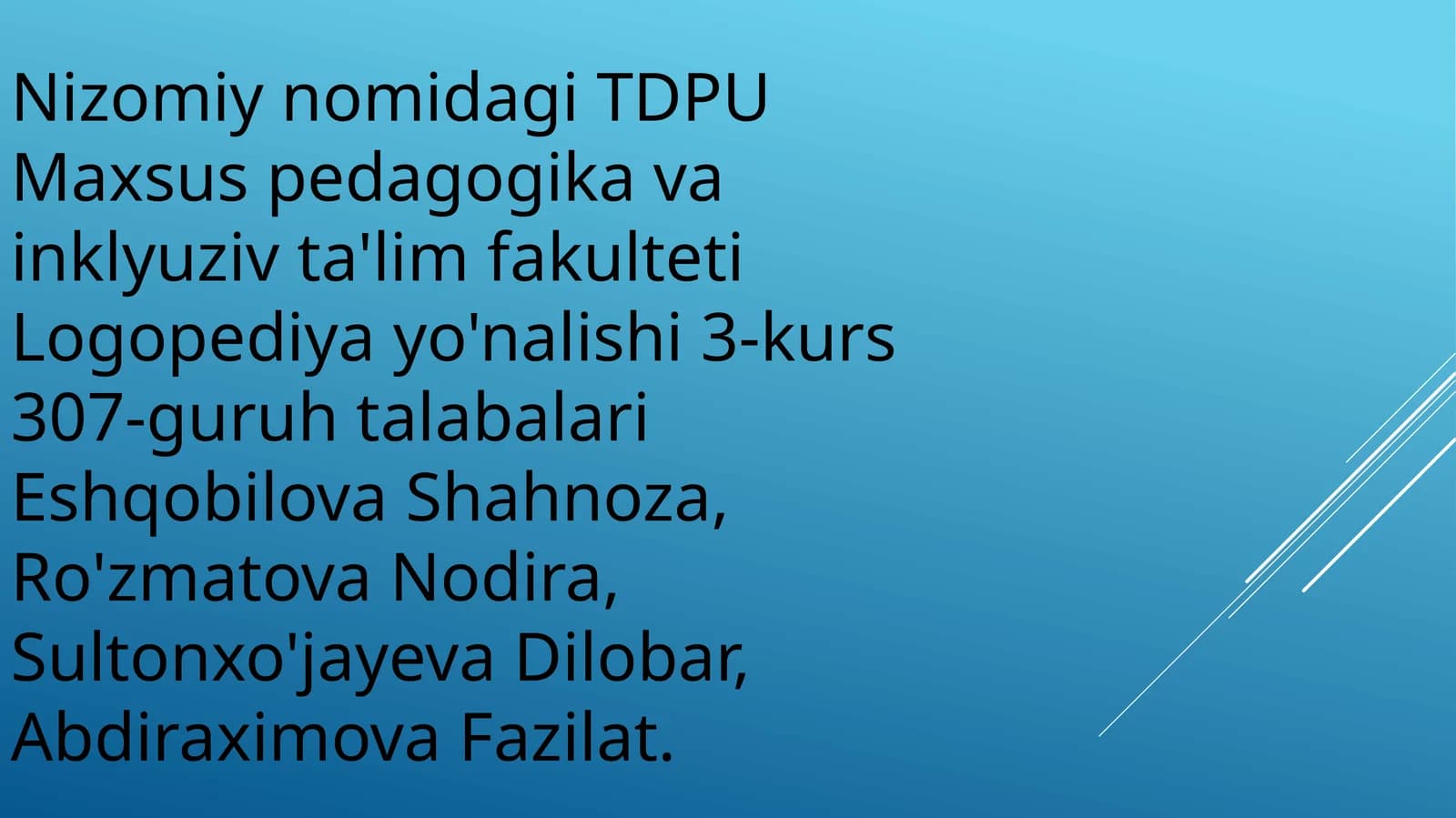 Logopedik tekshirishning mo'ljal oluvchi va farqlash bosqichi