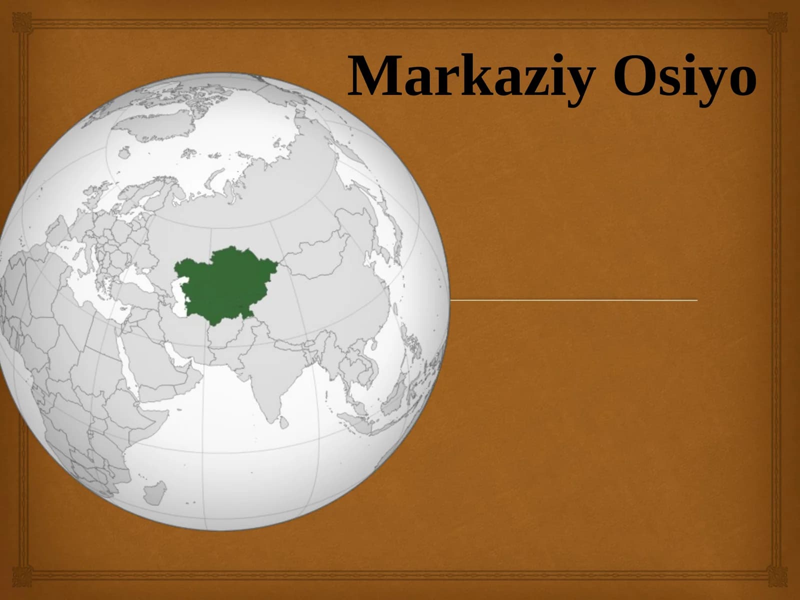 Markaziy Osiyo