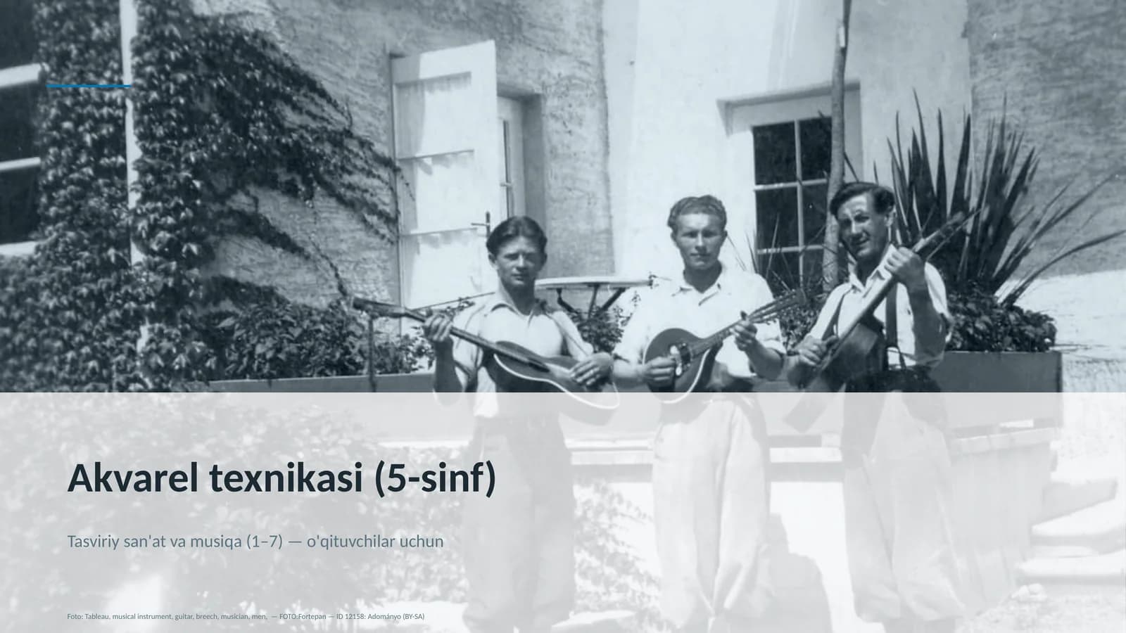 Akvarel texnikasi (5-sinf)