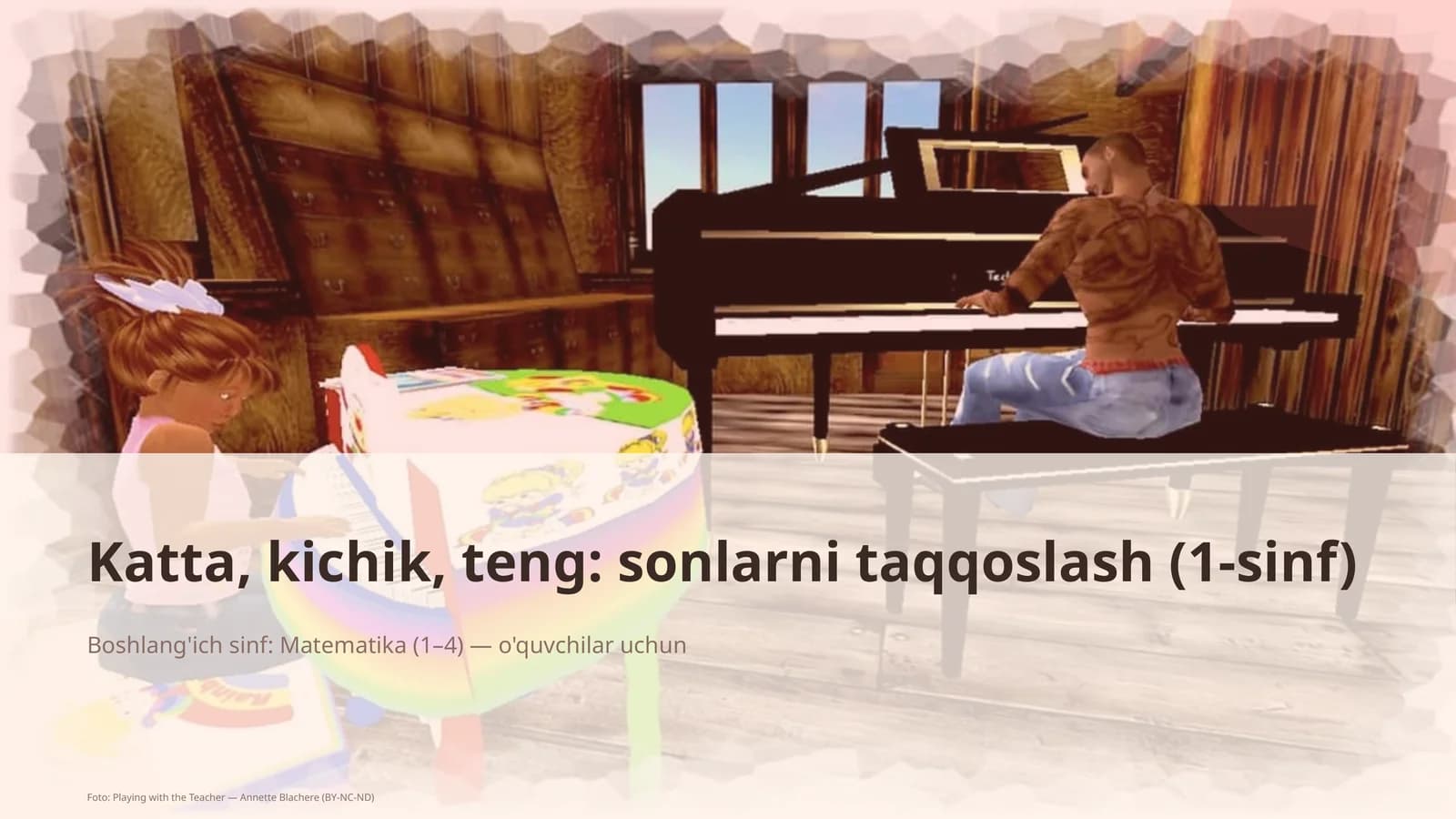 Katta, kichik, teng: sonlarni taqqoslash (1-sinf)