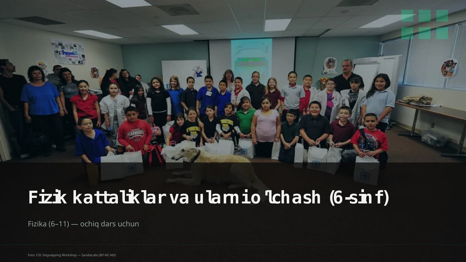 Fizik kattaliklar va ularni o'lchash (6-sinf)