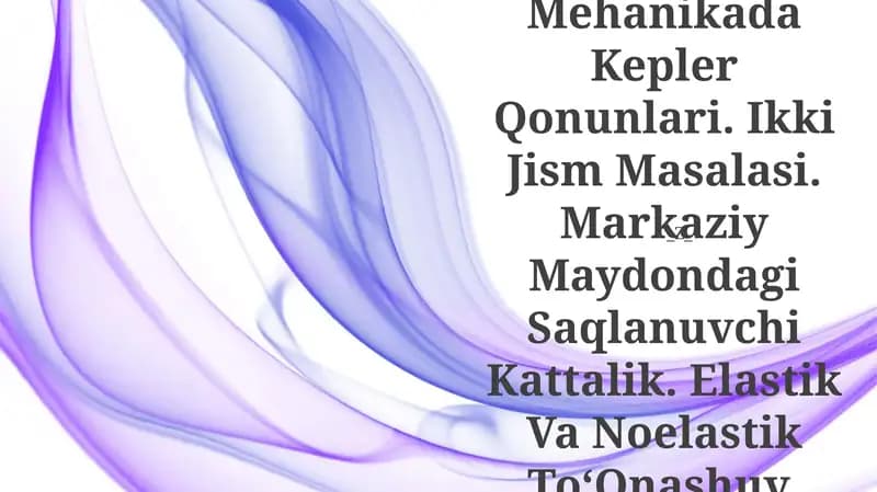 Inersiya momentlari