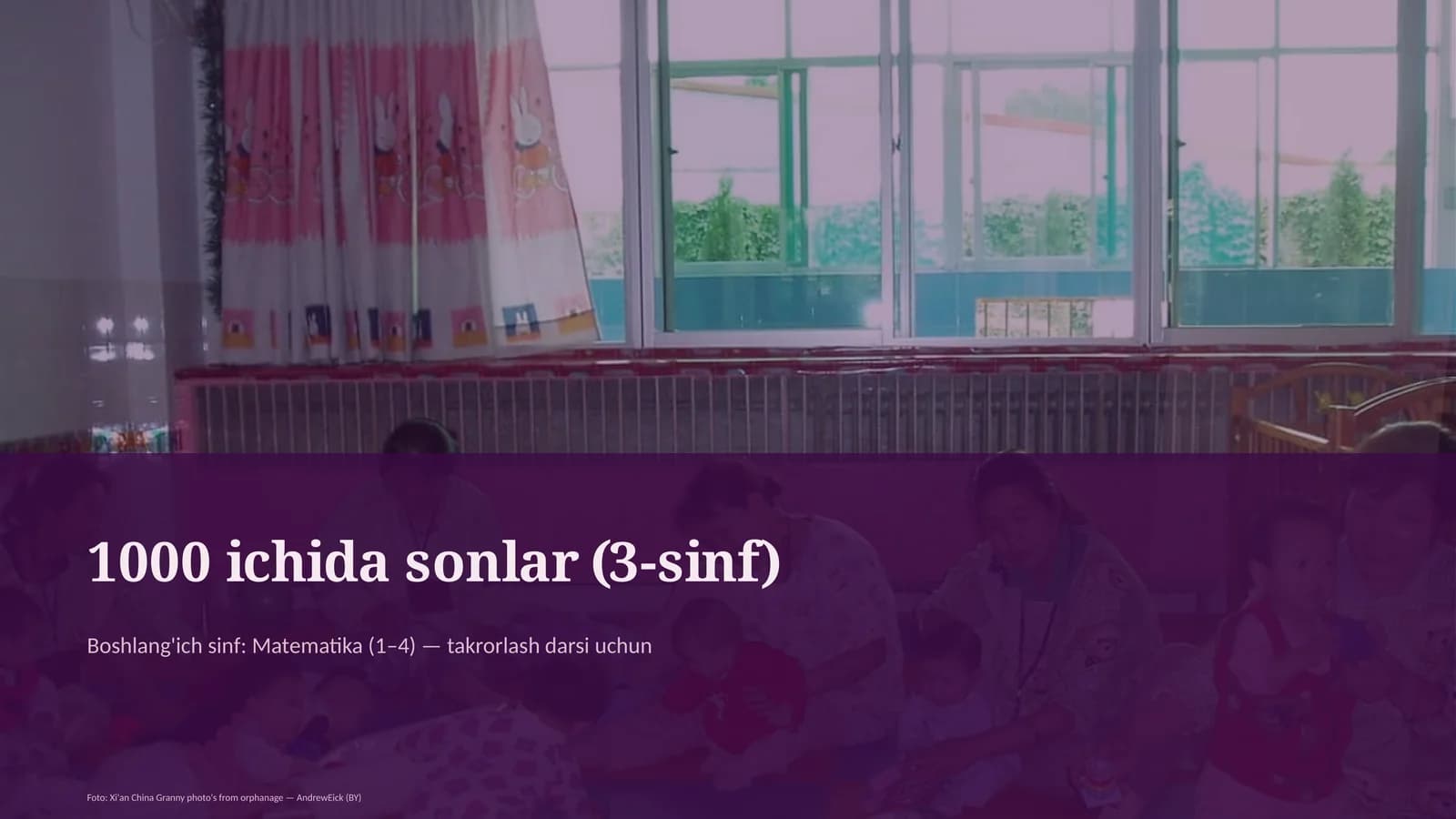1000 ichida sonlar (3-sinf)