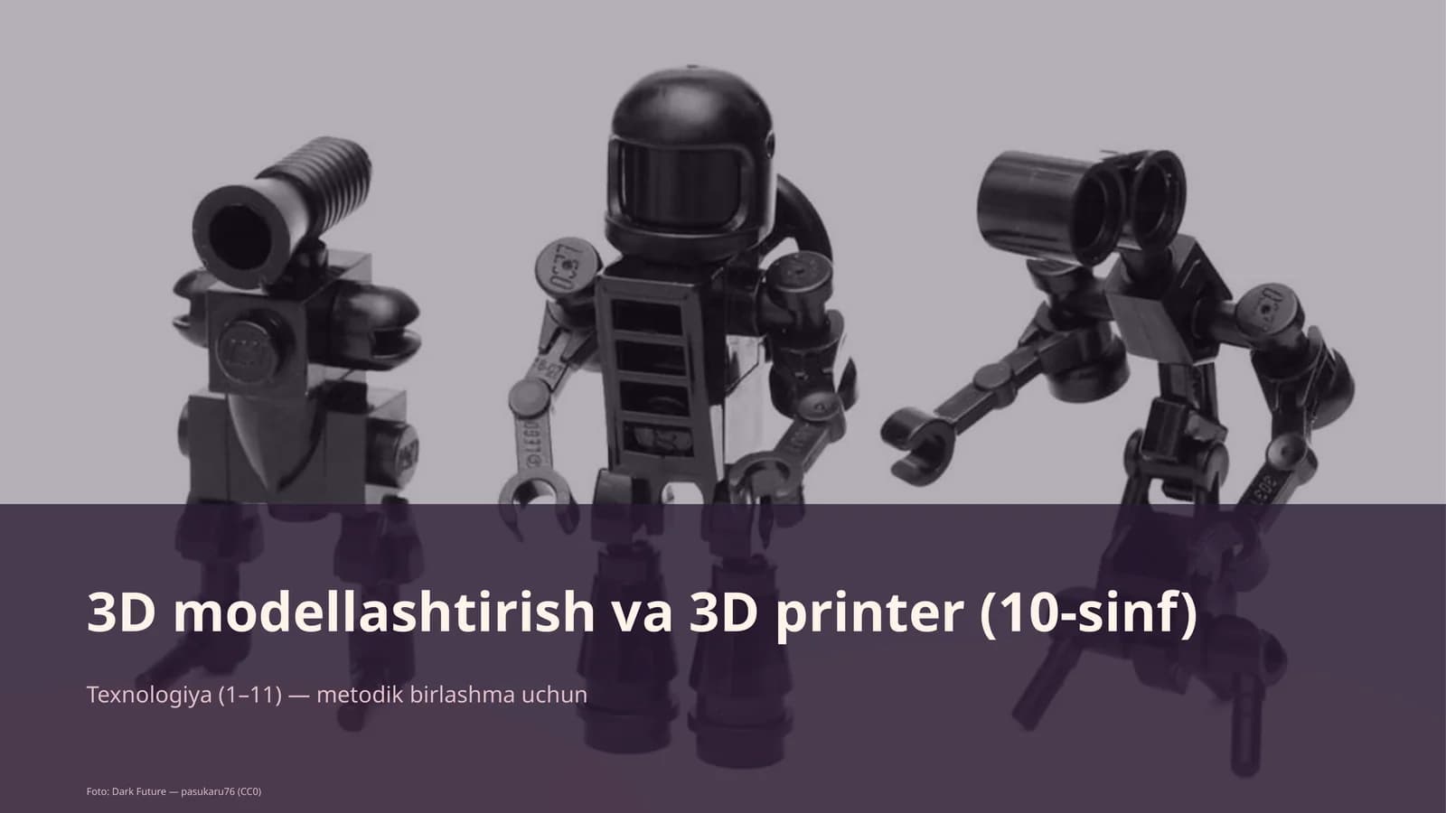 3D modellashtirish va 3D printer (10-sinf)
