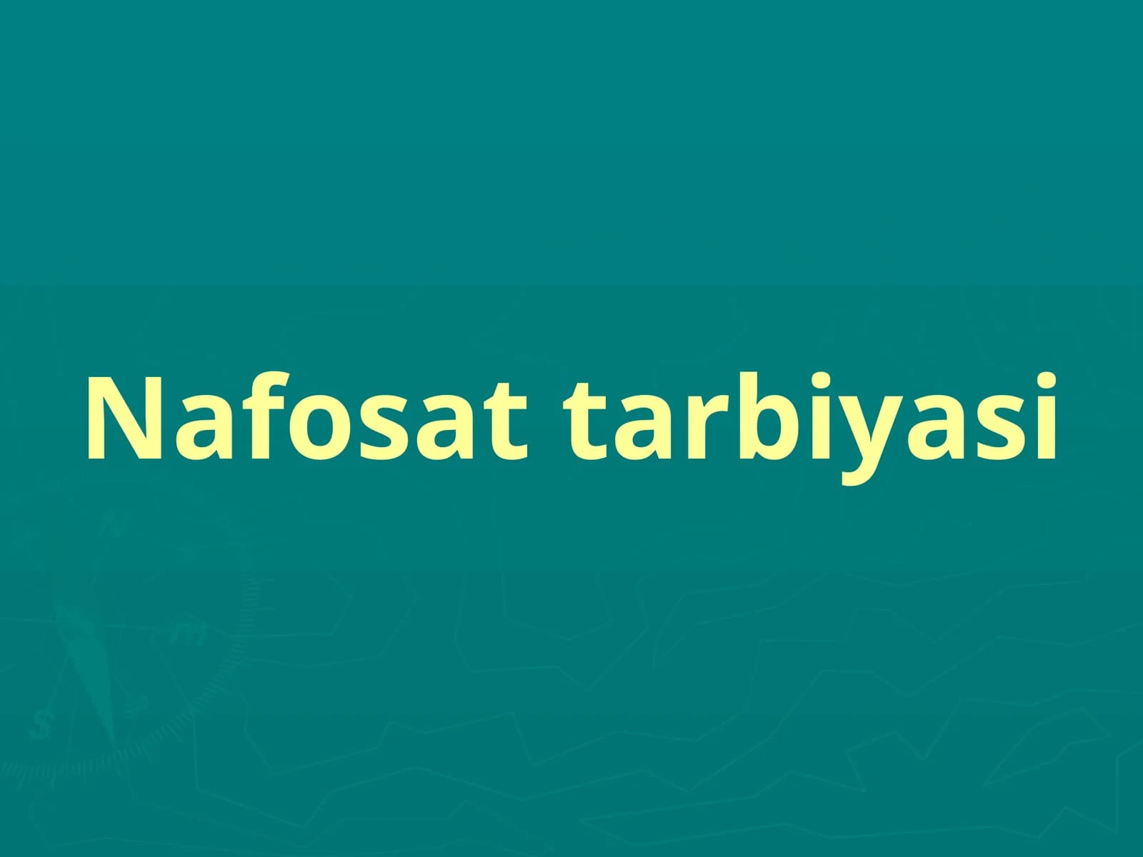 Nafosat tarbiyasi