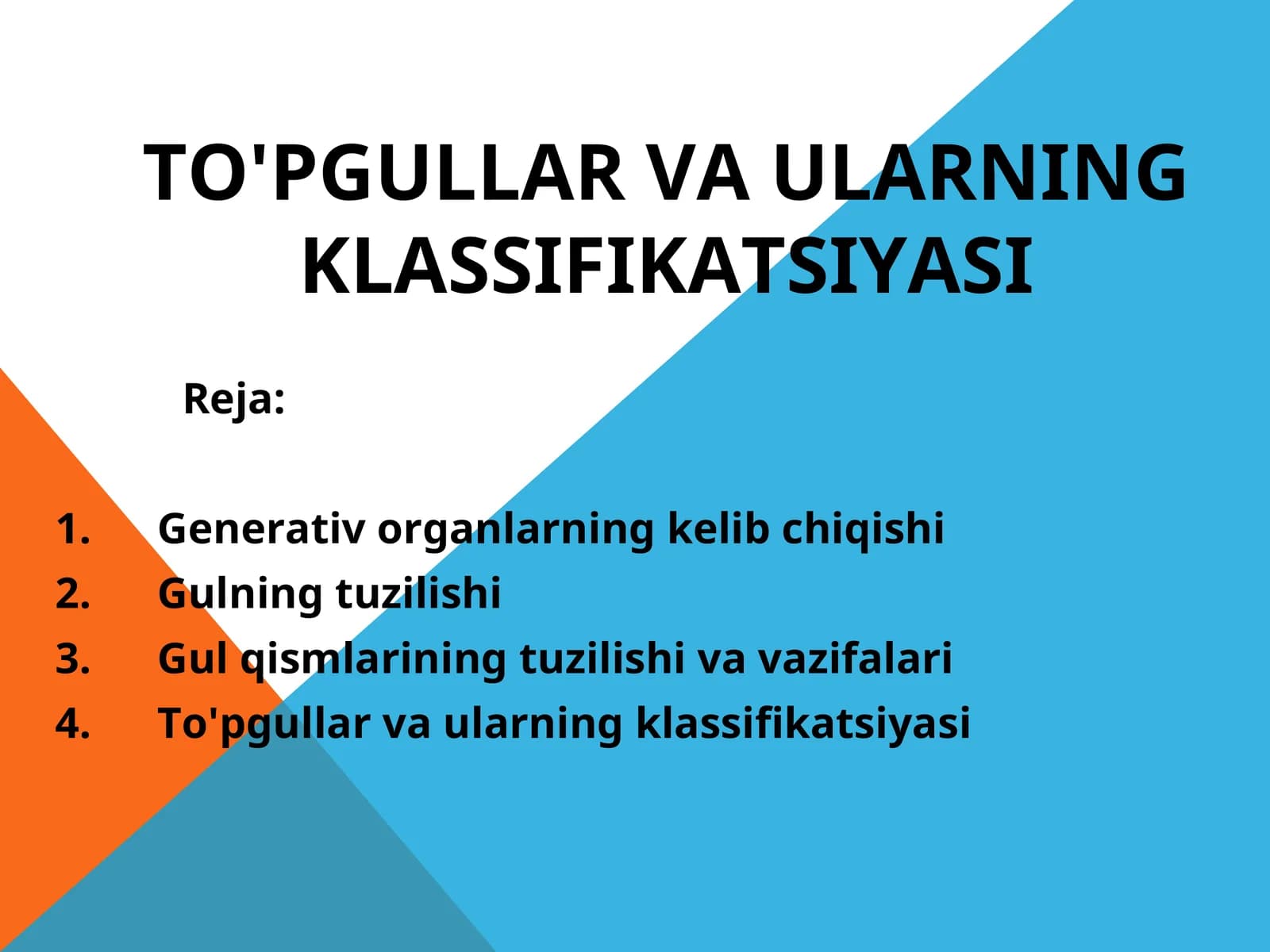 To'pgullar va ularning klassifikatsiyasi