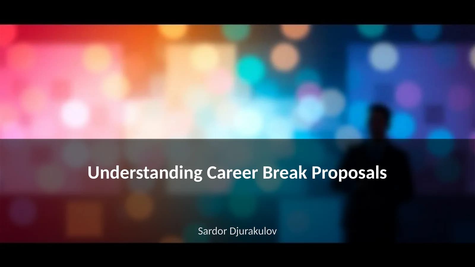 Understanding Career Break Proposals