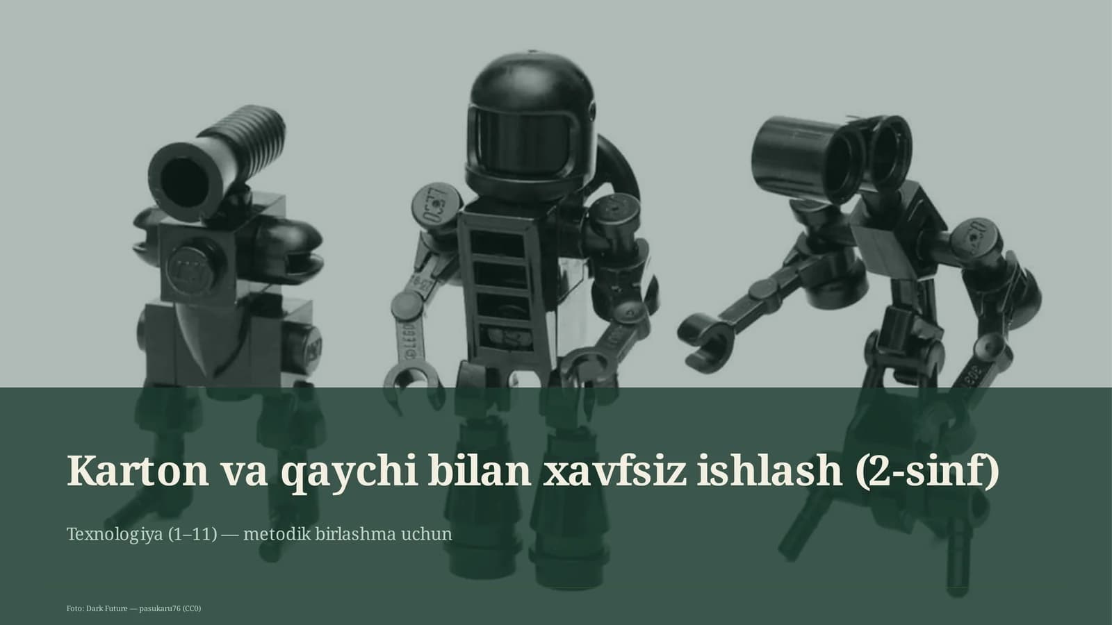Karton va qaychi bilan xavfsiz ishlash (2-sinf)