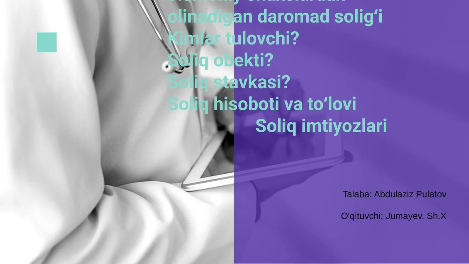 Jismoniy shaxslardan olinadigan daromad soligʻi