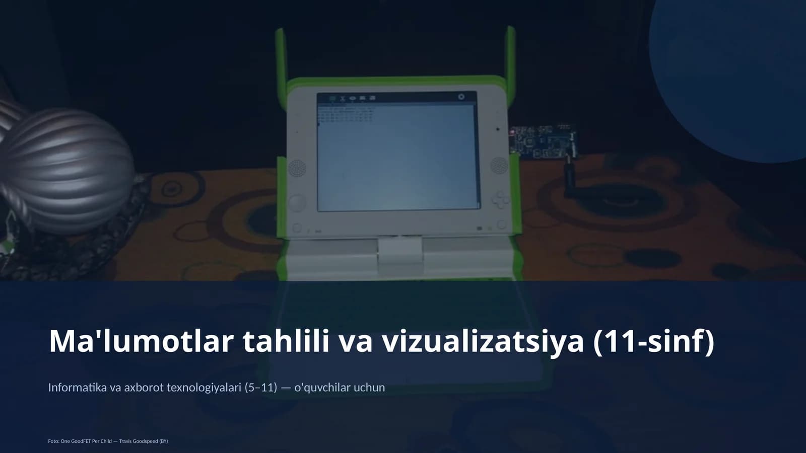 Ma'lumotlar tahlili va vizualizatsiya (11-sinf)