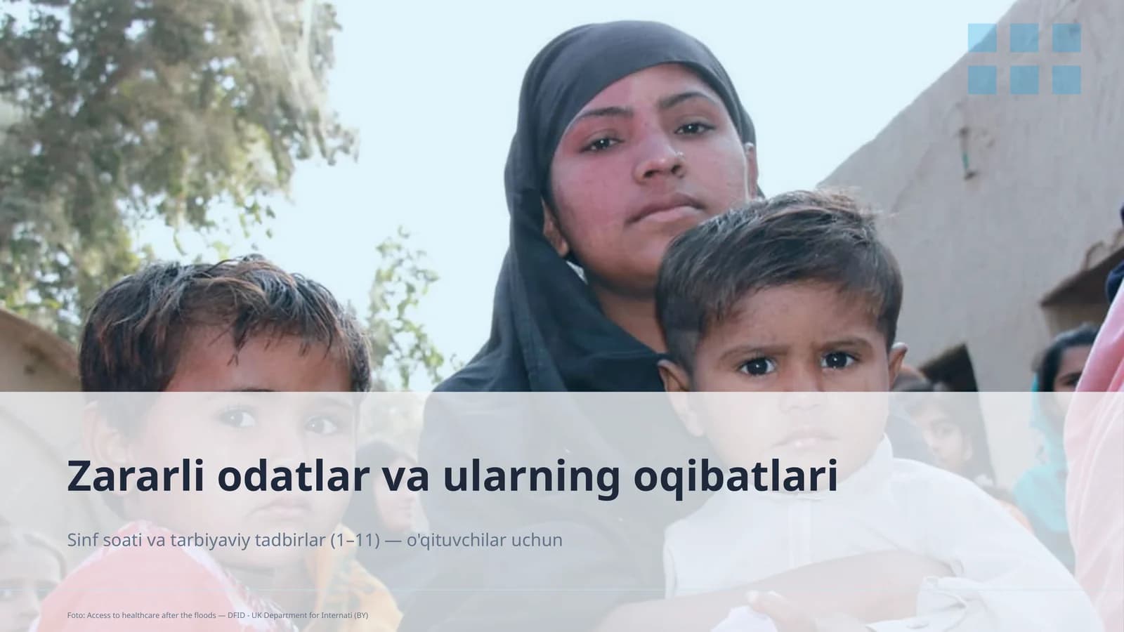 Zararli odatlar va ularning oqibatlari